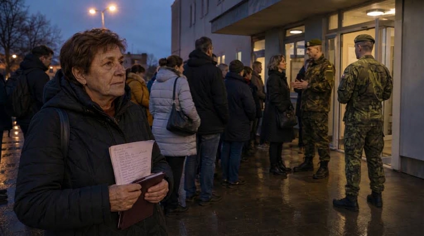 "Where Are We Supposed to Go?”: Shelter Anxiety Draws Civilians to Czech Army Liaison Center